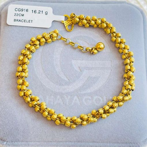 51621 CG 916 GOLD BRACELET 22CM