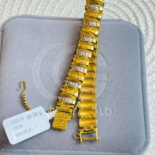 72808 CG 916 GOLD BRACELET 18CM