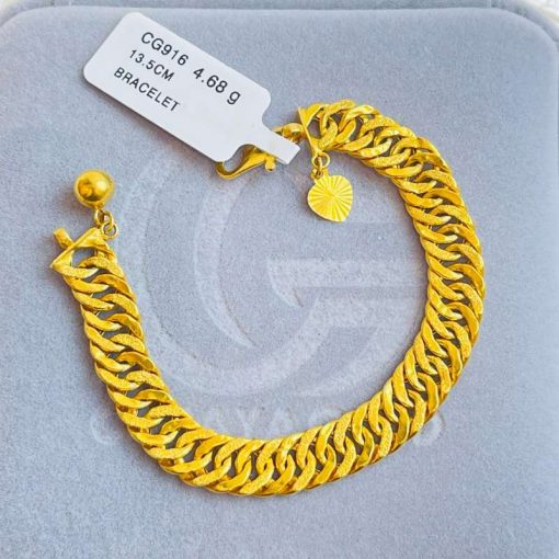 540468 CG 916 GOLD BRACELET 13.5CM