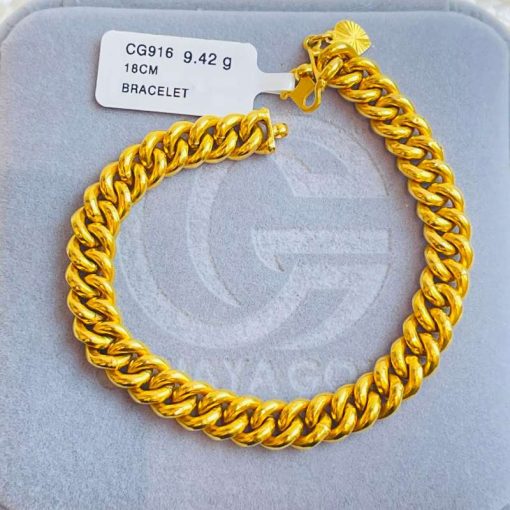 570942 CG 916 GOLD BRACELET 18CM