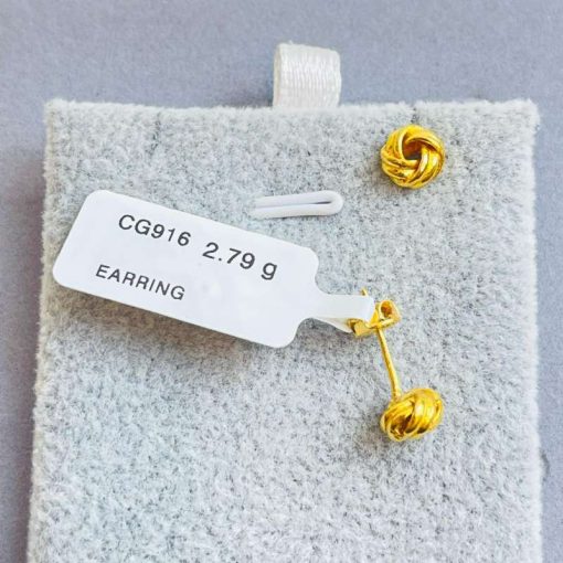 370279 CG 916 GOLD EARRING