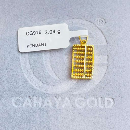 250304 CG 916 GOLD PENDANT