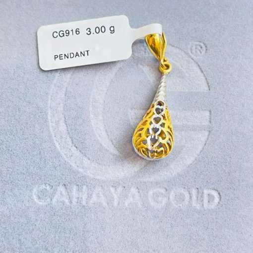 280300 CG 916 GOLD PENDANT