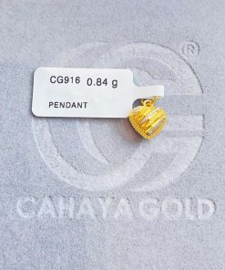 240084 CG 916 GOLD PENDANT