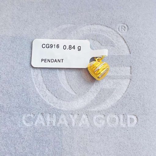 240084 CG 916 GOLD PENDANT