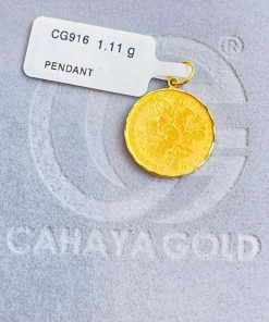 270111 CG 916 GOLD PENDANT