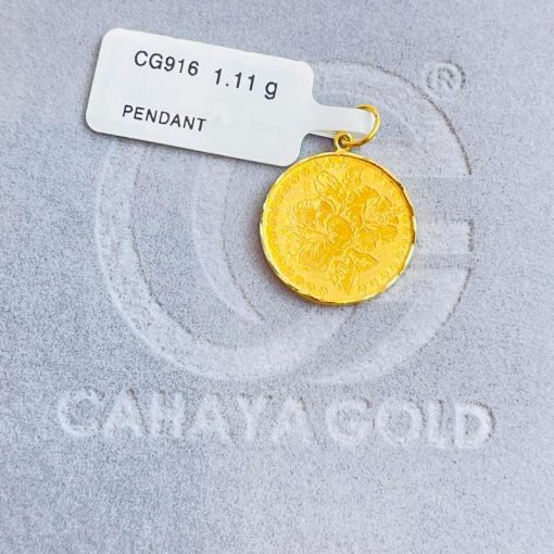 270111 CG 916 GOLD PENDANT