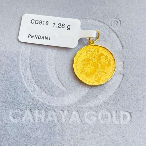 260126 CG 916 GOLD PENDANT