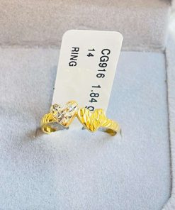 160184 CG 916 GOLD RING S14