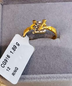 640189 CG 916 GOLD RING S12