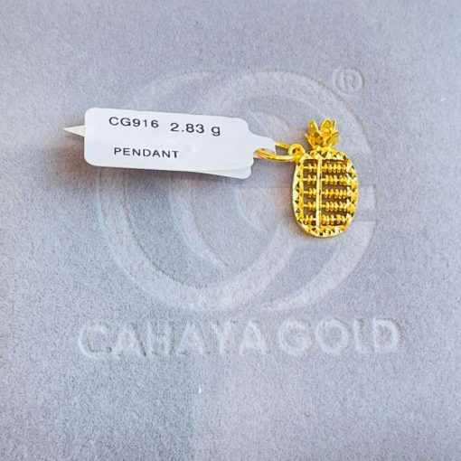 0283 CG 916 GOLD PENDANT