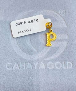0087 CG 916 GOLD PENDANT