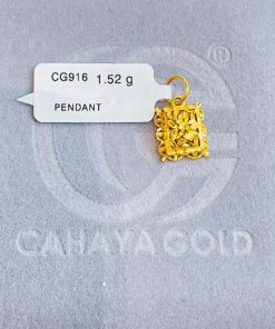 0152 CG 916 GOLD PENDANT
