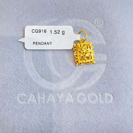 0152 CG 916 GOLD PENDANT