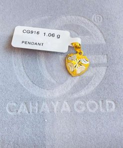 0106 CG 916 GOLD PENDANT
