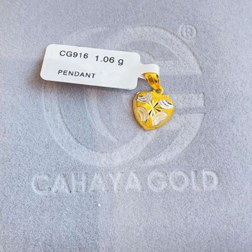 0106 CG 916 GOLD PENDANT