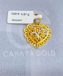 0487 CG 916 GOLD PENDANT