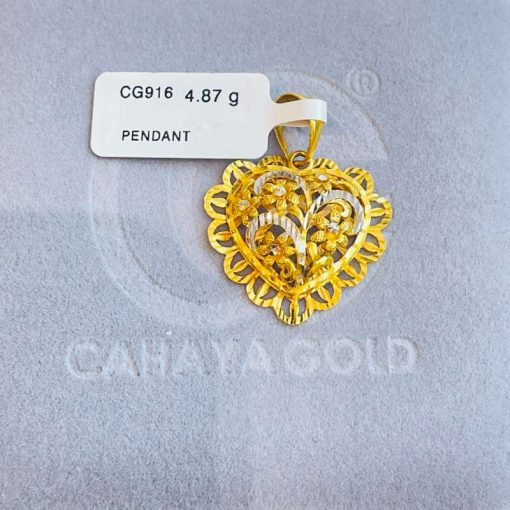 0487 CG 916 GOLD PENDANT