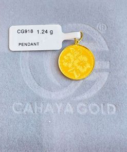 0124 CG 916 GOLD PENDANT