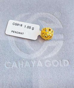 0105 CG 916 GOLD PENDANT