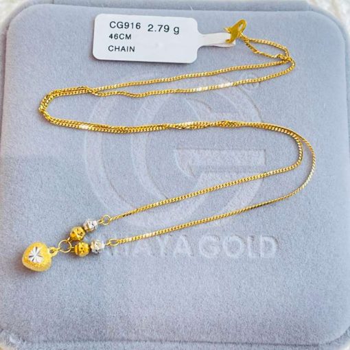 0279 CG 916 GOLD CHAIN 46CM