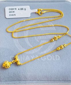0486 CG 916 GOLD CHAIN 46CM