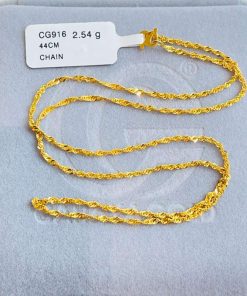0254 CG 916 GOLD CHAIN 44CM