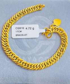 0472 CG 916 GOLD BRACELET 17CM