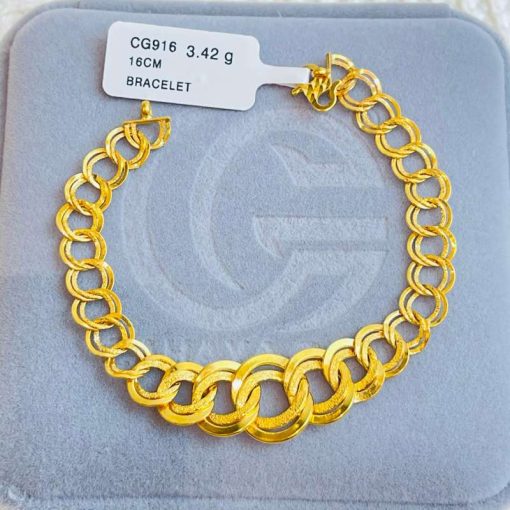 590342 CG 916 GOLD BRACELET 16CM