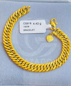 0443 CG 916 GOLD BRACELET 16CM