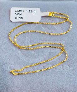 0129 CG 916 GOLD CHAIN 36CM