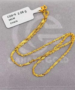 850206 CG 916 GOLD CHAIN 36CM