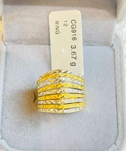 020367 CG 916W GOLD RING S12