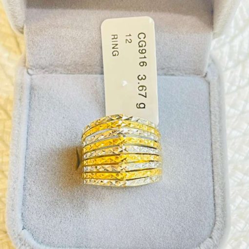 020367 CG 916W GOLD RING S12