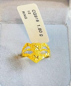 170180 CG 916W GOLD RING S12
