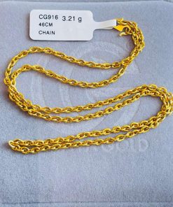 0321 CG 916W GOLD CHAIN 46CM