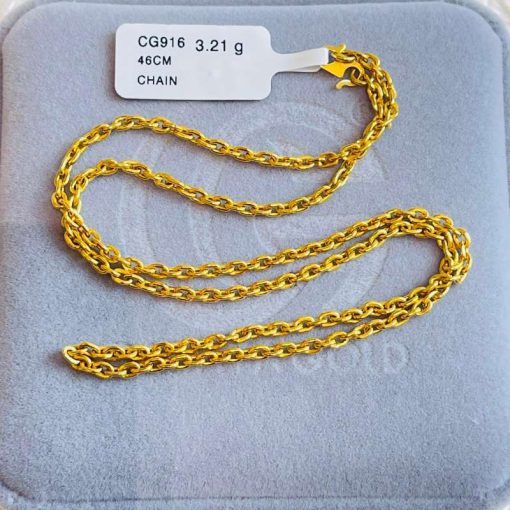 0321 CG 916W GOLD CHAIN 46CM
