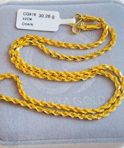 3026 CG 916W GOLD CHAIN 52CM
