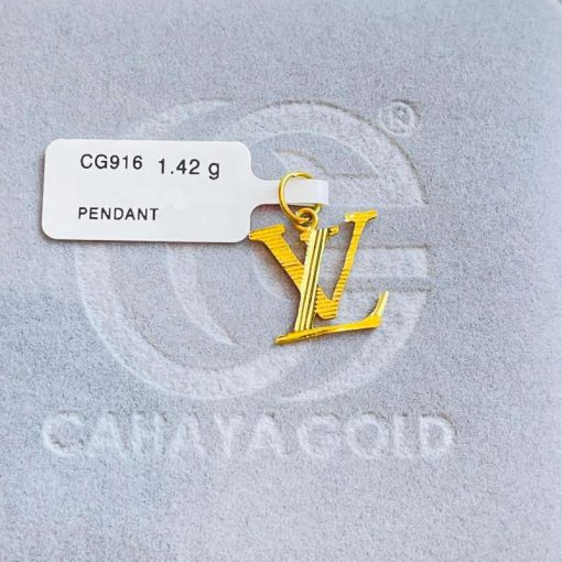 750142 CG 916W GOLD PENDANT