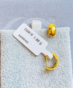 790186 CG 916W GOLD EARRING