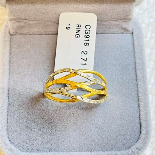 630271 CG 916W GOLD RING S19