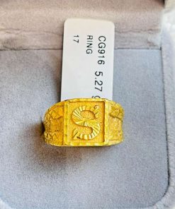 600527 CG 916W GOLD RING S17