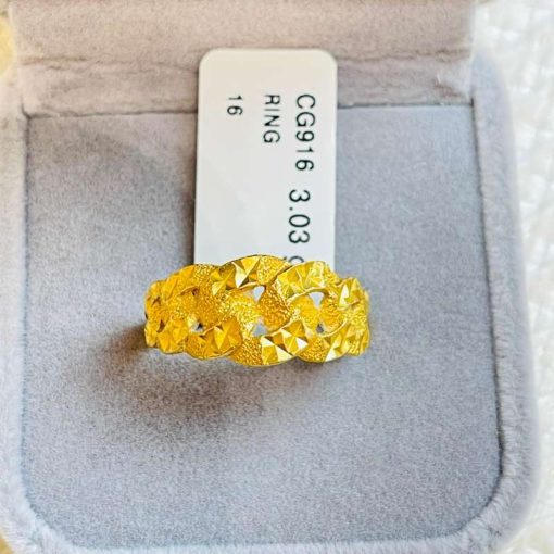 640303 CG 916W GOLD RING S16