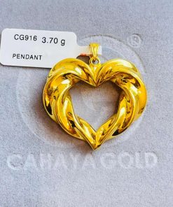 720370 CG 916W GOLD PENDANT