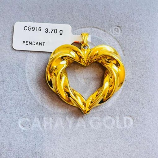 720370 CG 916W GOLD PENDANT