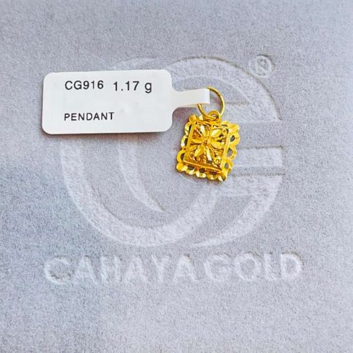 760117 CG 916W GOLD PENDANT