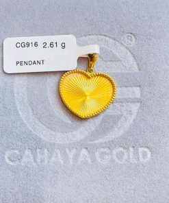 740261 CG 916W GOLD PENDANT