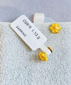 420113 CG 916W GOLD EARRING