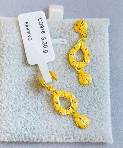 390330 CG 916W GOLD EARRING