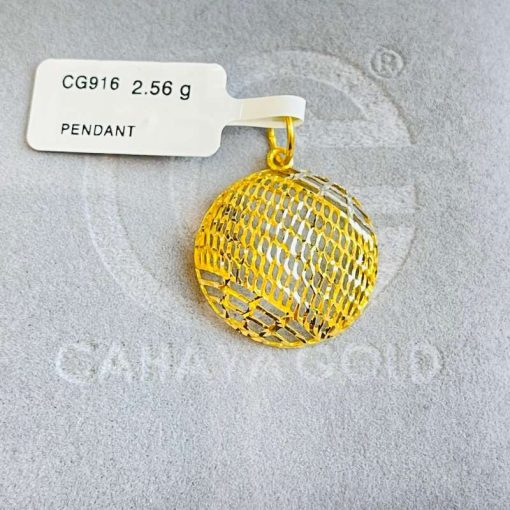 380256 CG 916W GOLD PENDANT